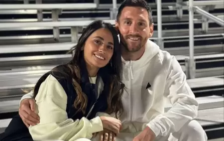 Antonella Roccuzzo y Messi