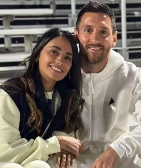 Antonella Roccuzzo y Messi