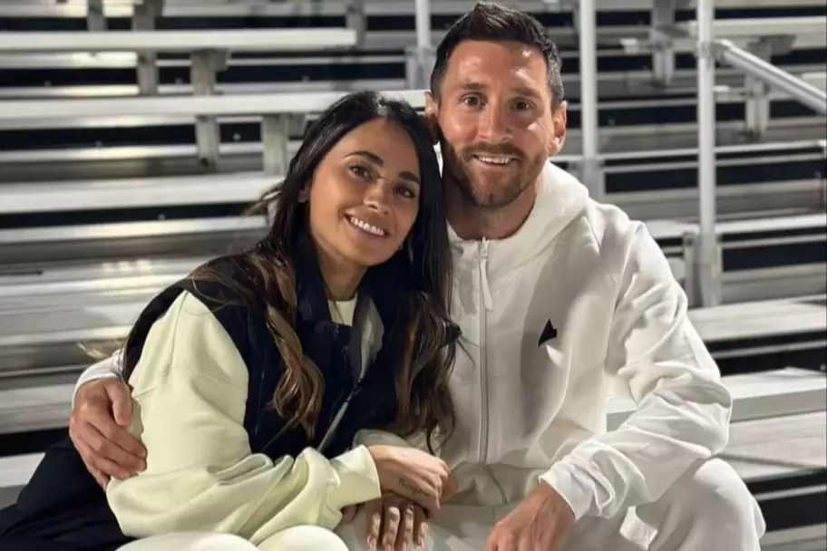 Antonella Roccuzzo y Messi