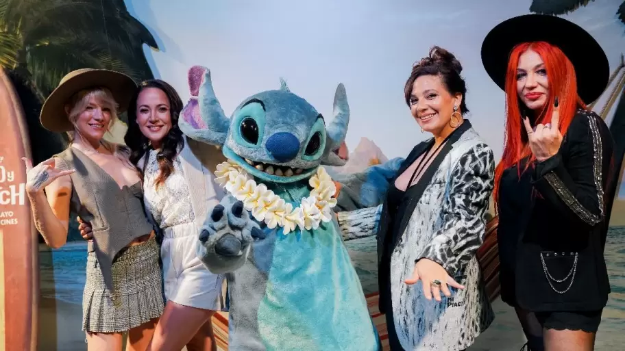 Bandana en la avant premiere de Lilo & Stitch