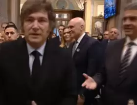 Javier Milei y el momento en el que le negó el saludo a Jorge Macri