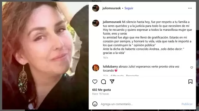 Julio Moura habló por primera vez después de la muerte de una mujer en su casa