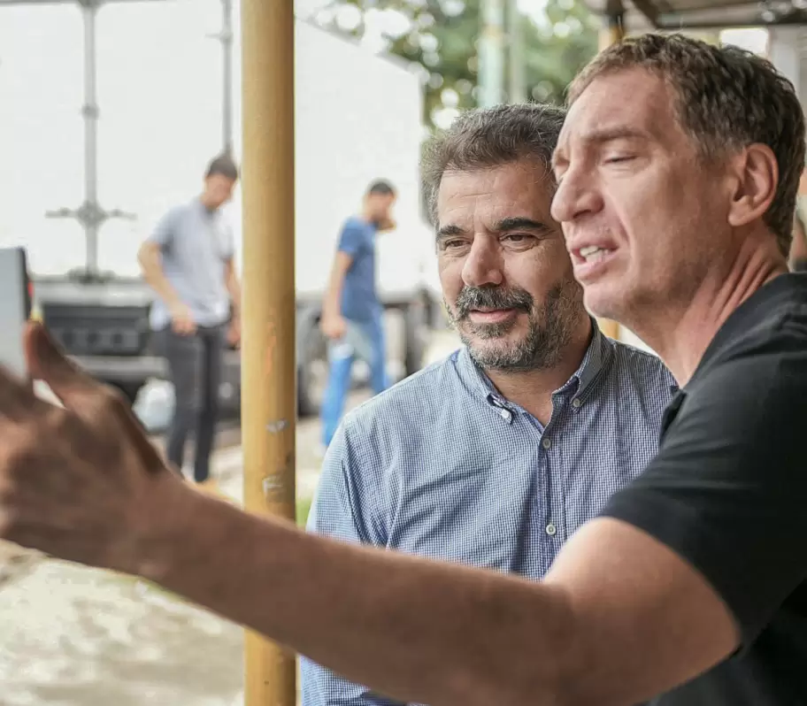 Cristian Ritondo y Diego Santilli