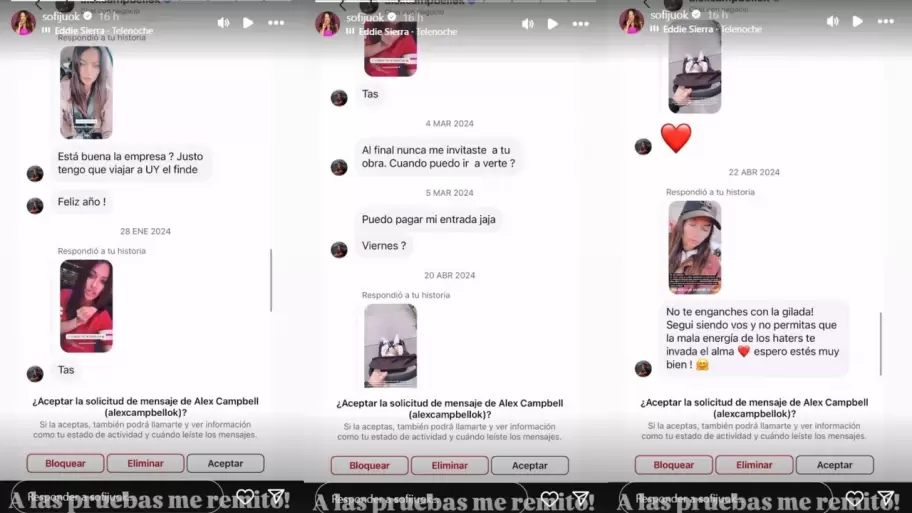 Acusaron a Sofía 'Jujuy' Jiménez de "robamaridos" y ella expuso los mensajes