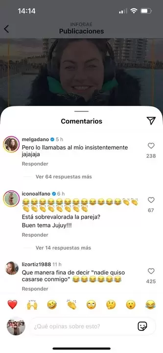 Acusaron a Sofía 'Jujuy' Jiménez de "robamaridos" y ella expuso los mensajes