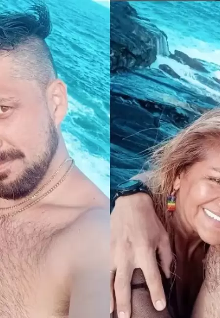 Gladys "La Bomba Tucumana" y su novio, Luciano Ojeda