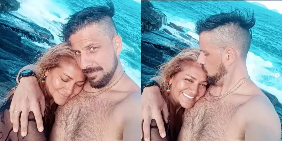Gladys "La Bomba Tucumana" y su novio, Luciano Ojeda