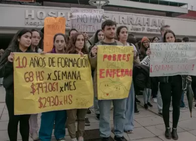 Los residentes del Hospital Garrahan a la cabeza de la pelea contra el ahogo presupuestario.