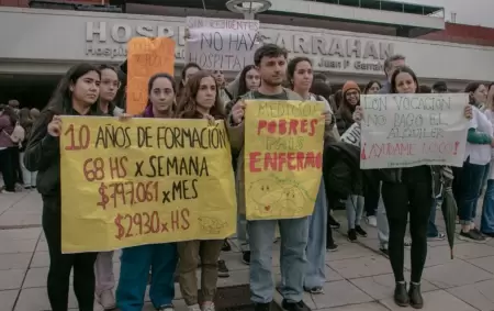 Los residentes del Hospital Garrahan a la cabeza de la pelea contra el ahogo presupuestario.