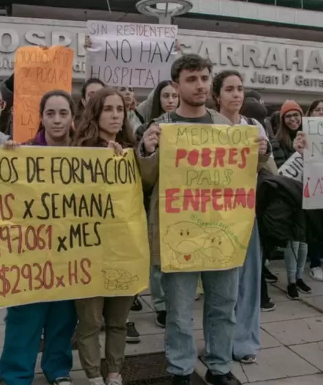 Los residentes del Hospital Garrahan a la cabeza de la pelea contra el ahogo presupuestario.