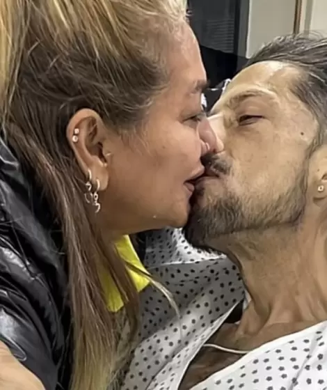 La última foto de Gladys "La Bomba Tucumana" y su fallecido novio Luciano Ojeda.