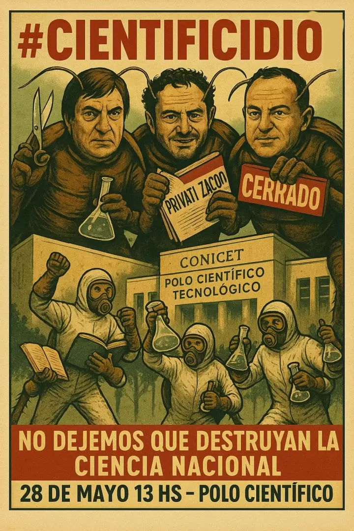 Bajo el lema "sin ciencia no hay futuro", miles de científicos salieron a las calles