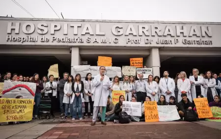 Médicos del Garrahan en pie de lucha