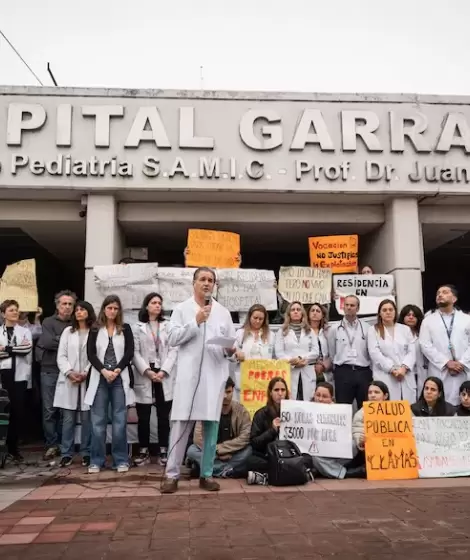 Médicos del Garrahan en pie de lucha