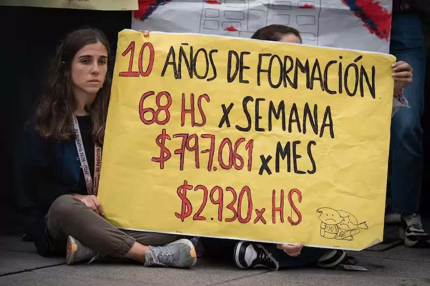 Médicos del Garrahan con salarios bajo la línea de pobreza
