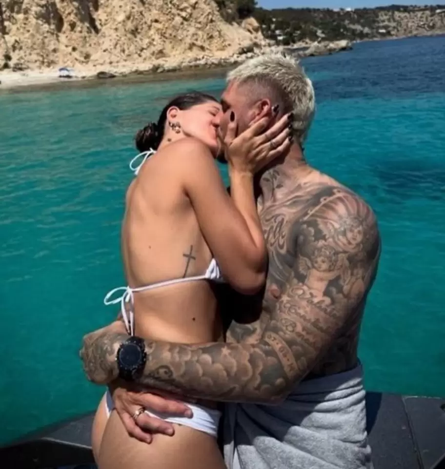Mauro Icardi compartió unas románticas postales junto a la China Suárez.
