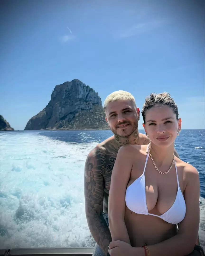 Mauro Icardi compartió unas románticas postales junto a la China Suárez.