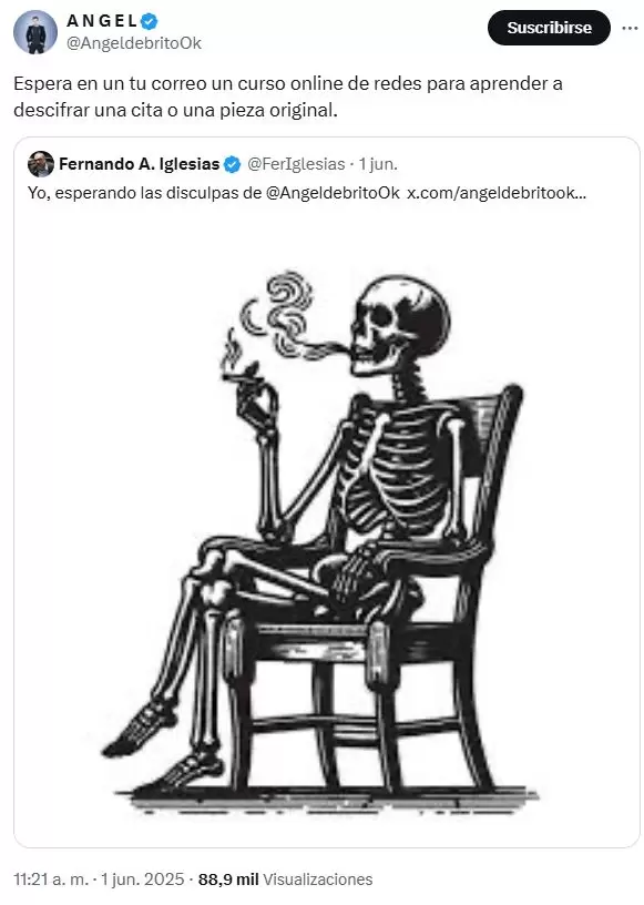 El cruce entre Ángel de Brito y Fernando Iglesias