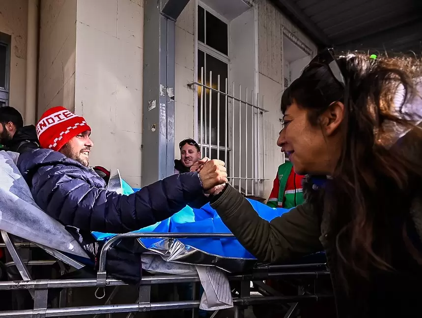 La salida de Pablo Grillo del Ramos Mejía - Foto: @kaloian.santos