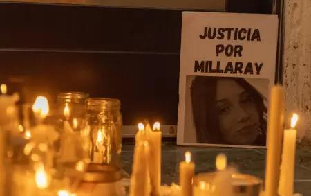 "Ni una menos": Velada silenciosa en pedido de justicia por Millaray