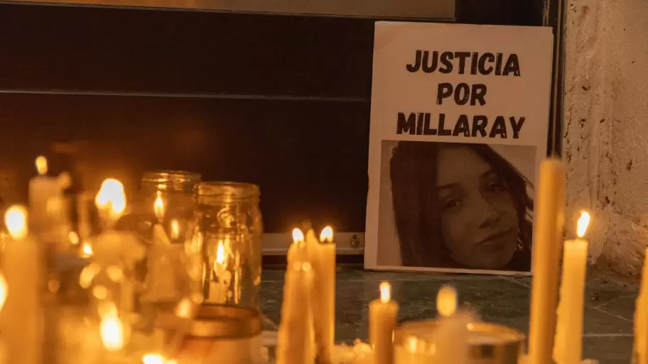 "Ni una menos": Velada silenciosa en pedido de justicia por Millaray