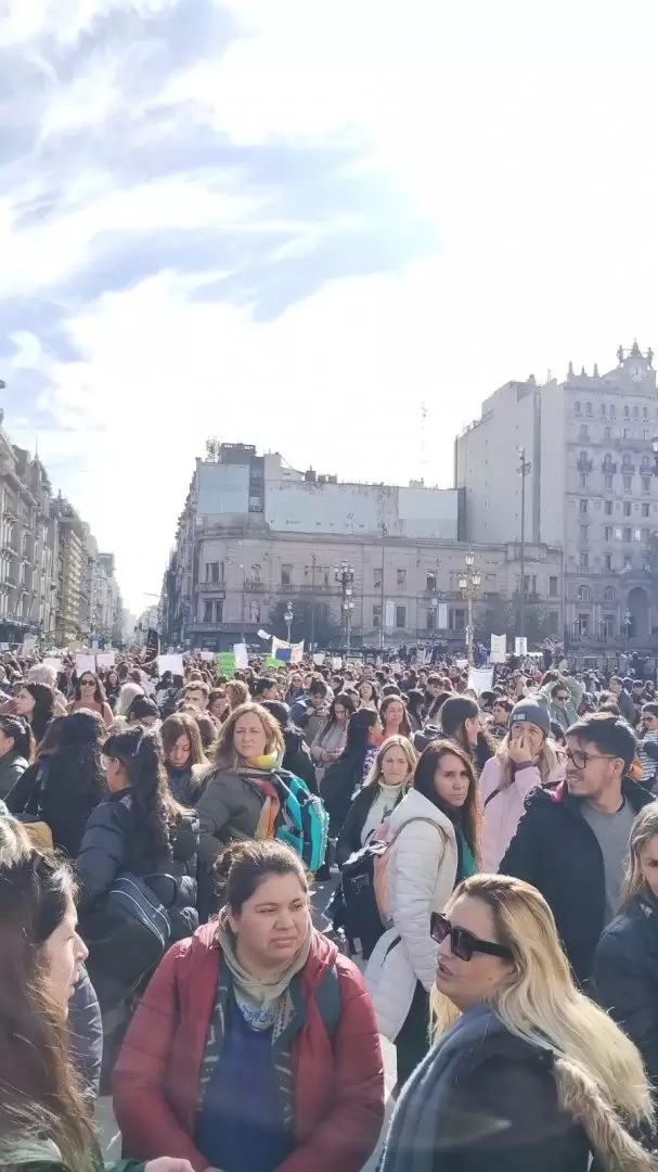 La marcha del último jueves en Congreso
