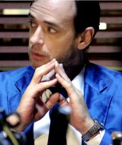 Gustavo Cerati en la filmación del videoclip "Crimen".