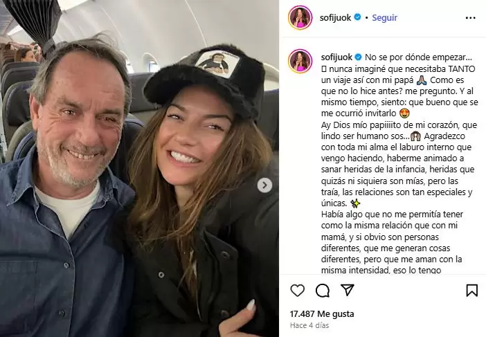 El viaje que hizo con su papá a Chile