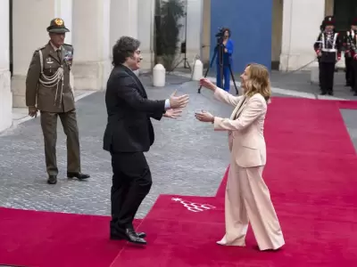 Meloni recibe a Milei en Italia