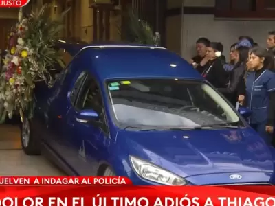 "No es justo": el último adiós a Thiago Correa, el nene de 7 años asesinado por un policía en La Matanza