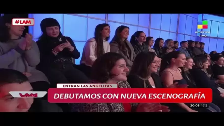 LAM apostó a nueva escenografía con público en vivo