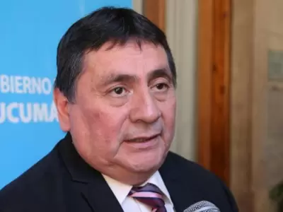 El intendente de Juan Bautista Alberdi, Luis Campos