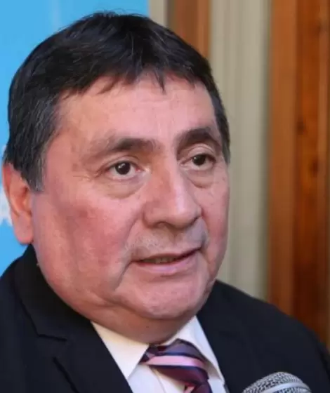 El intendente de Juan Bautista Alberdi, Luis Campos