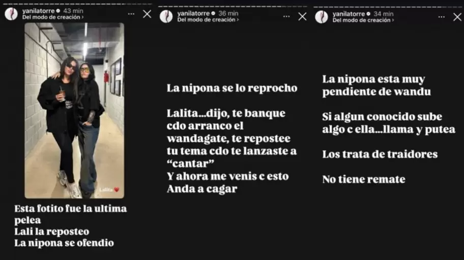 La China tildó de "traidora" a Lali