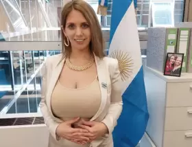 La diputada nacional libertaria Mar�a Celeste Ponce.