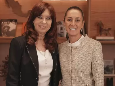 CFK junto a la presidenta mexicana Claudia Sheinbaum.