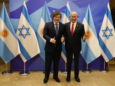 Javier Milei y Benjamn Netanyahu.