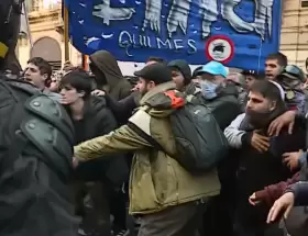 Represión en el Congreso
