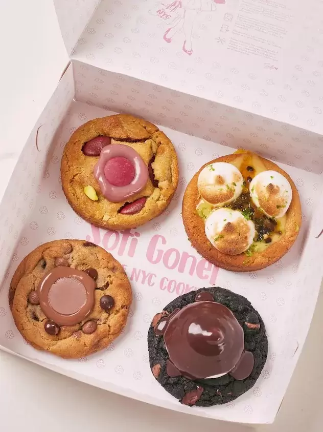 Sofi Gonet lanzó 4 gustos de cookies a un precio de $32.000 pesos