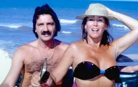 Luis Vadal� y Moria Cas�n fueron pareja durante los a�os 90.