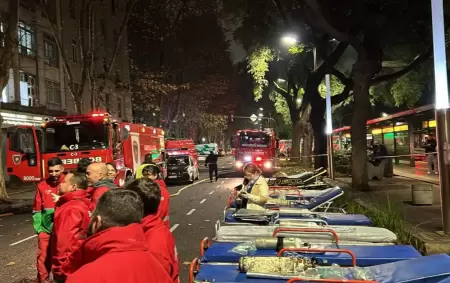 Voraz incendio en Monserrat
