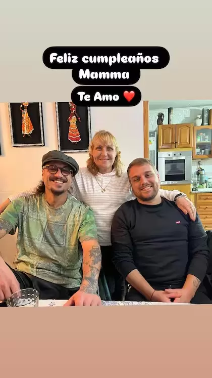 El posteo de Daniel Osvaldo al conocer que Jimena Barón dio a luz