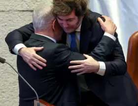 Benjamín Netanyahu y Javier Milei