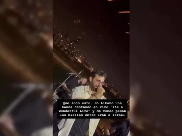 Postales de guerra: la banda que tocaba "Wonderful Life" mientras Israel atacaba a Irán con misiles