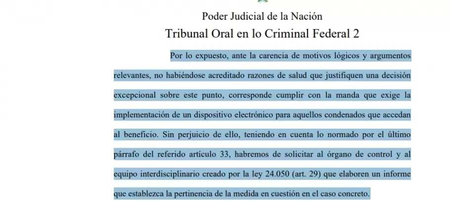 Sobre la tobillera electrónica