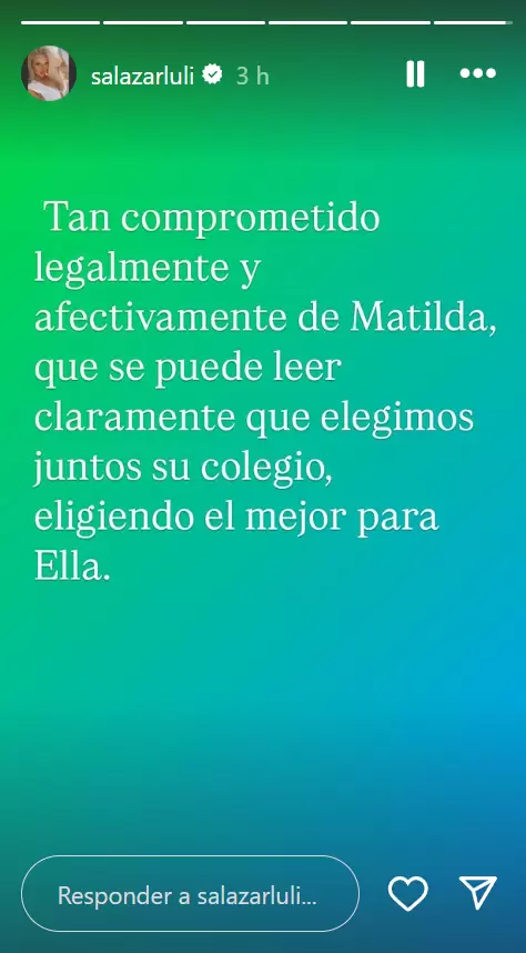 El remate del descargo de Luciana Salazar contra Martín Redrado