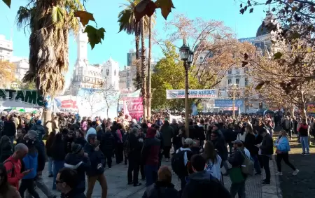 BBN en la marcha a Plaza de Mayo contra la proscripción a CFK