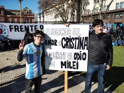 La militancia en Plaza de Mayo