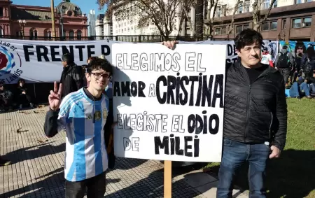 La militancia en Plaza de Mayo