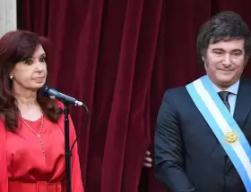 Cristina Fernández de Kirchner y Javier Milei